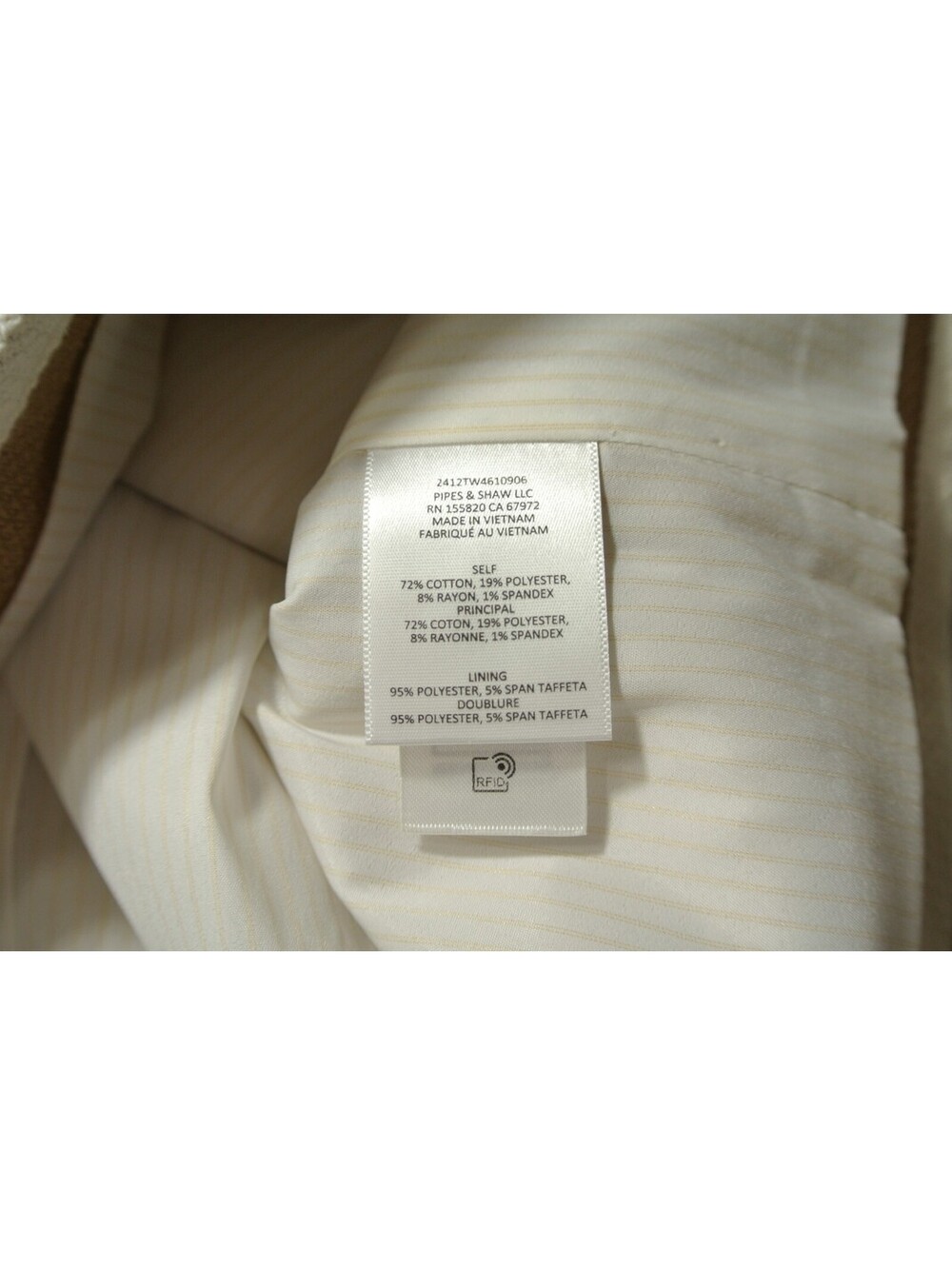 NEW, Veronica Beard Beale Contrast Detail Tweed Jacket in Beige Sz 6 #SJ2420 - Picture 15 of 15